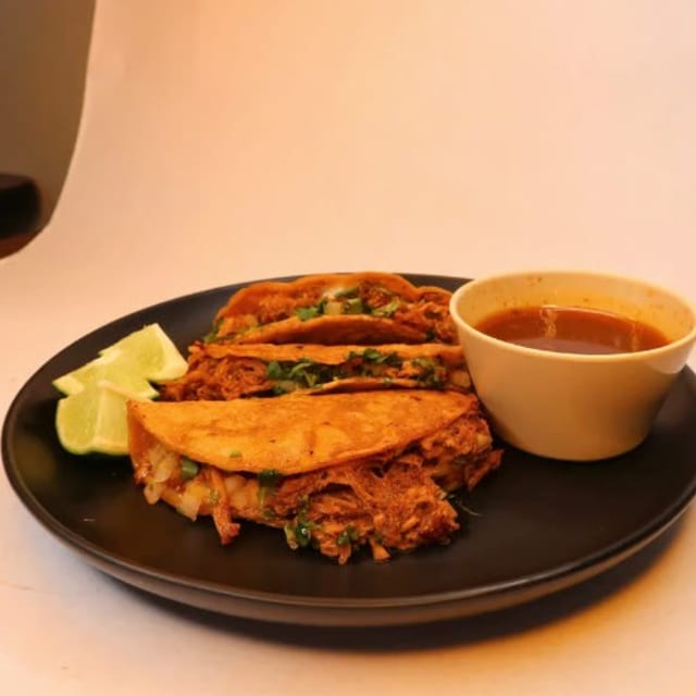 3 Birria Tacos.